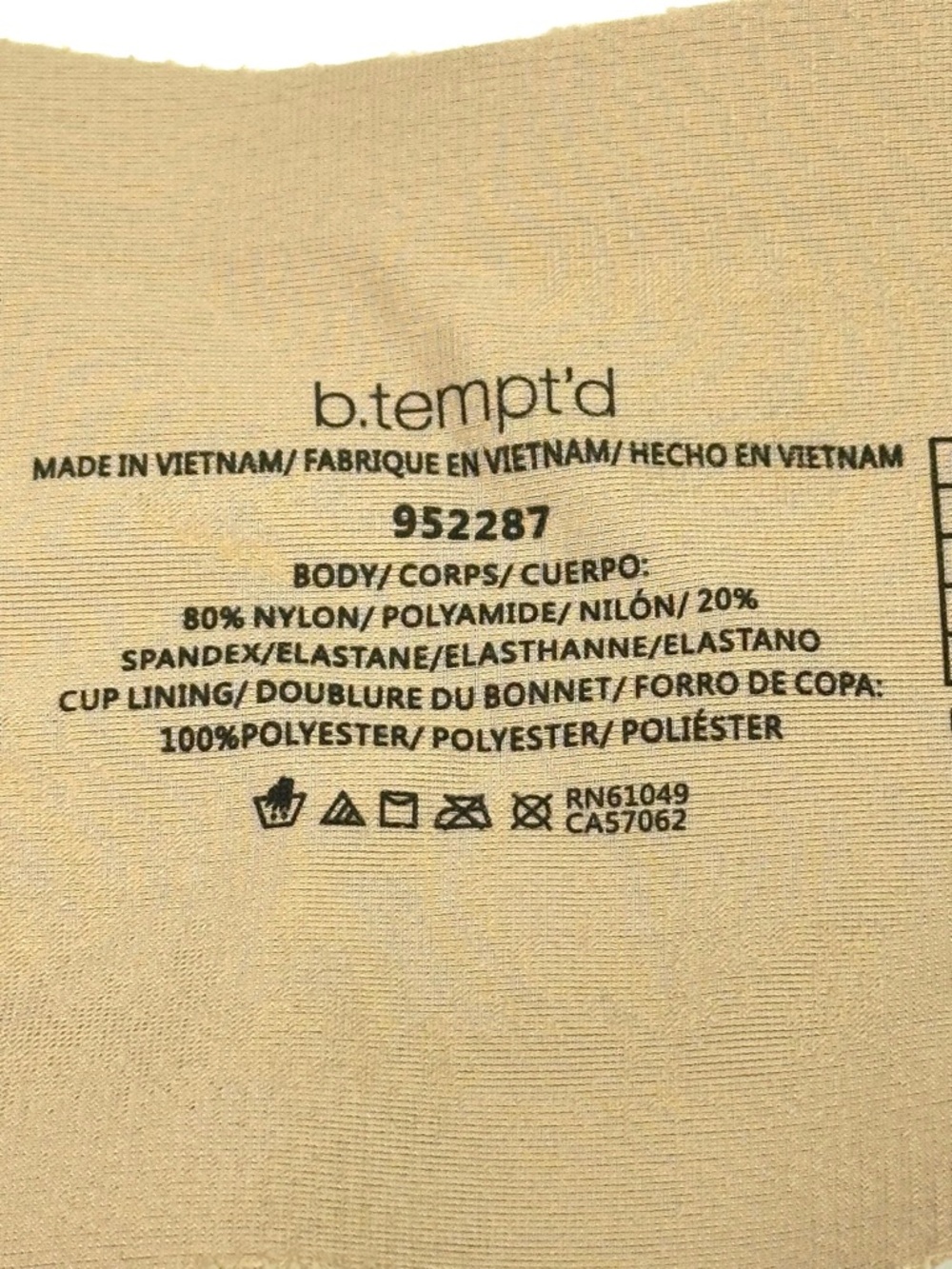 Wacoal b.tempt’d b.wow’d wire free Bra Natural 952287 - Picture 9 of 10